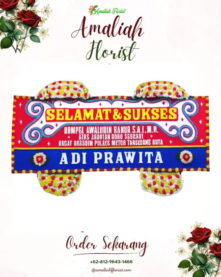 Papan Bunga Ucapan Selamat Wagirpandan